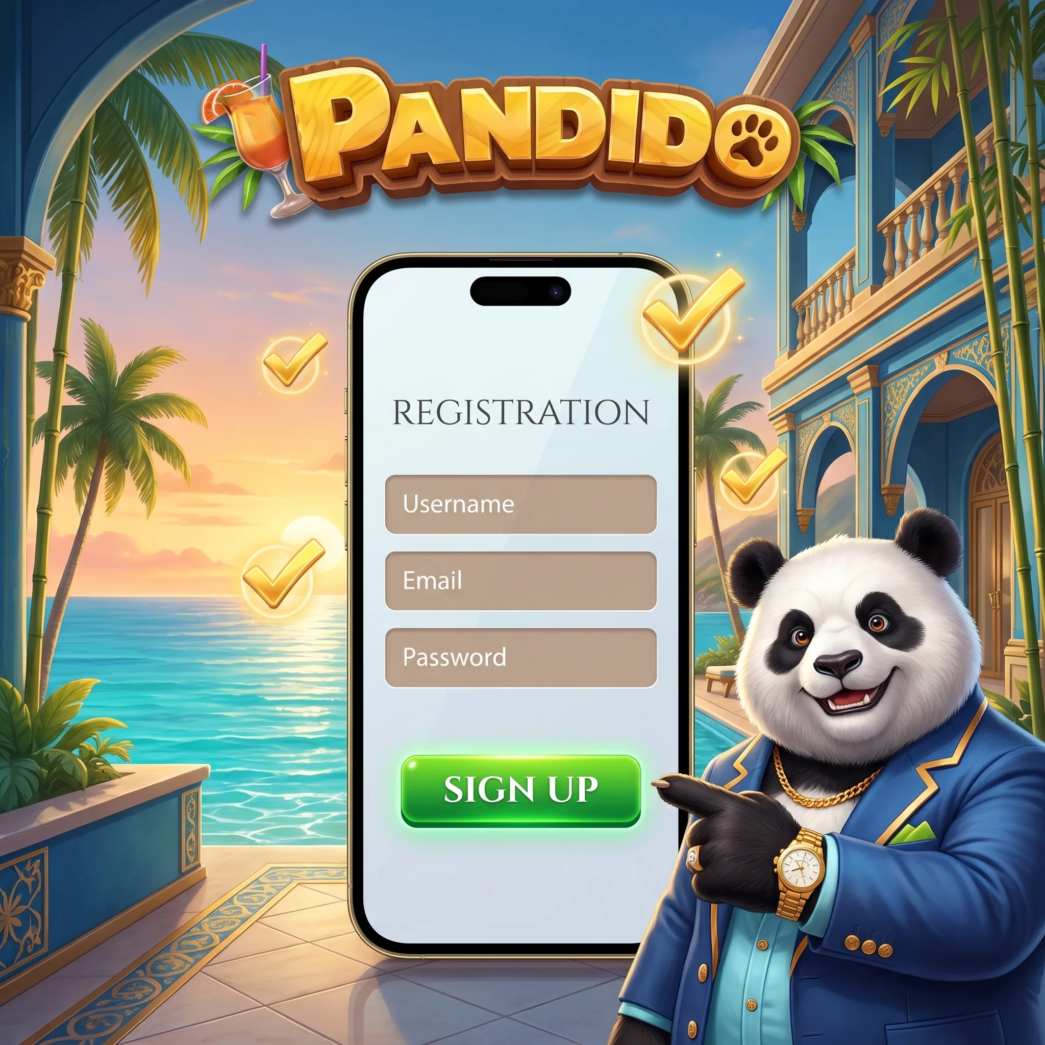 Pandido Quick Paw registration artwork